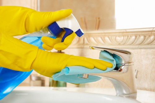 Professional regular cleaning for a Pimlico flat block
